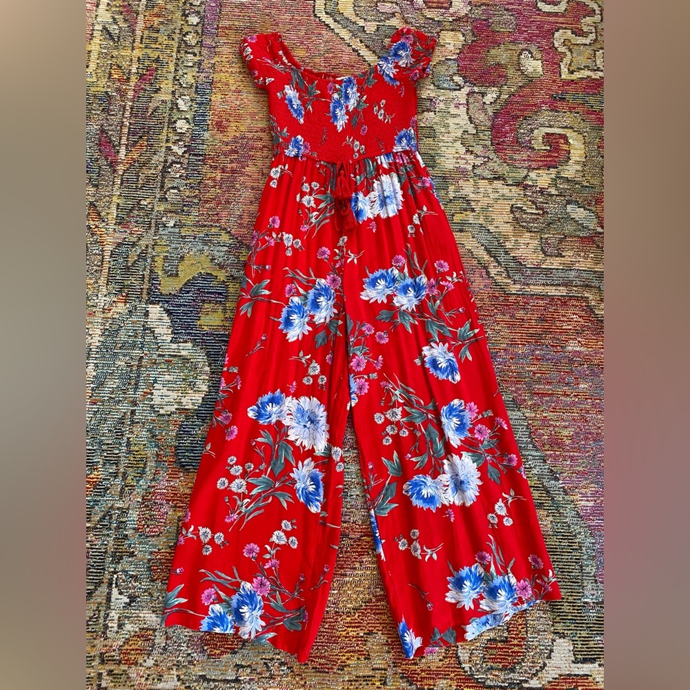 Band of Gypsies Floral Jumpsuit